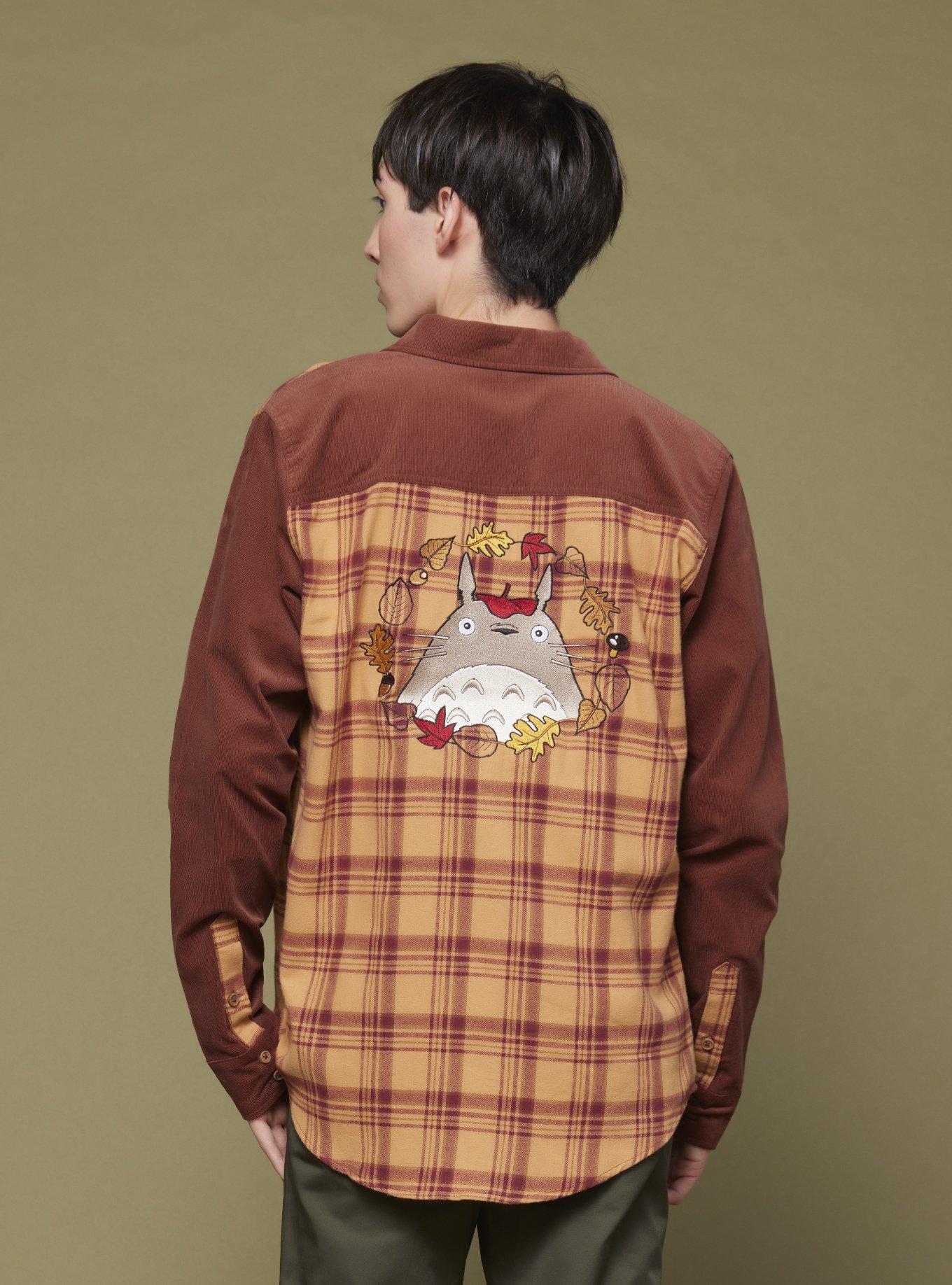 Our Universe Studio Ghibli My Neighbor Totoro Corduroy Split Woven Button-Up, MULTI, alternate