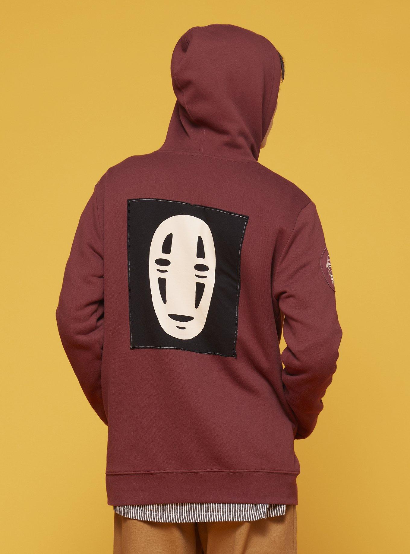 Our Universe Studio Ghibli Spirited Away Icon Patch Hoodie, BURGUNDY, alternate