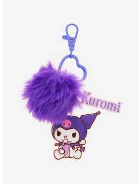 Sanrio Kuromi Pom-Pom Multi-Charm Keychain, , hi-res
