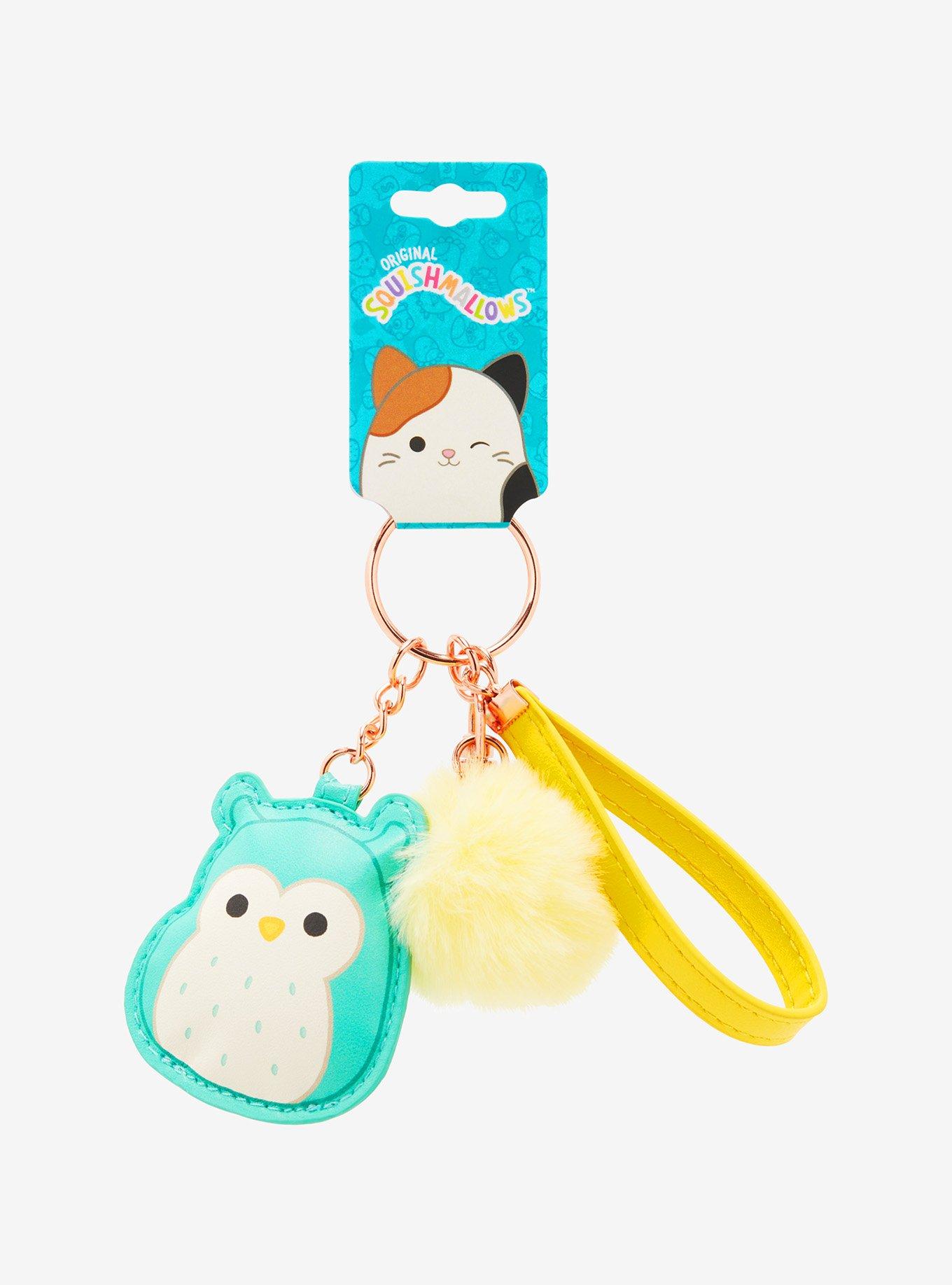 Squishmallows Winston the Owl Multi-Charm Puffy Keychain, , alternate