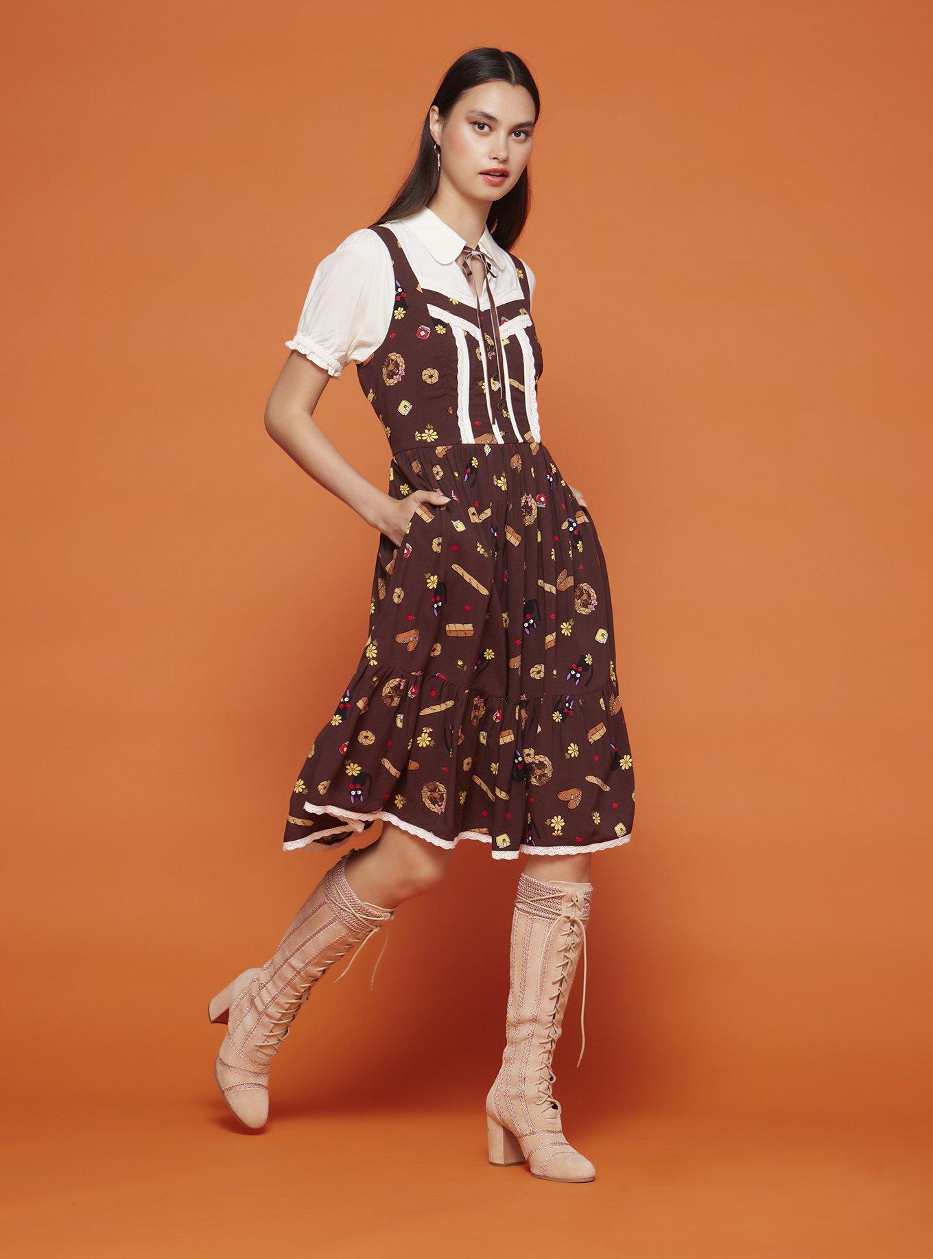 Her Universe Studio Ghibli Kiki's Delivery Service Icon Retro Dress, MULTI, alternate