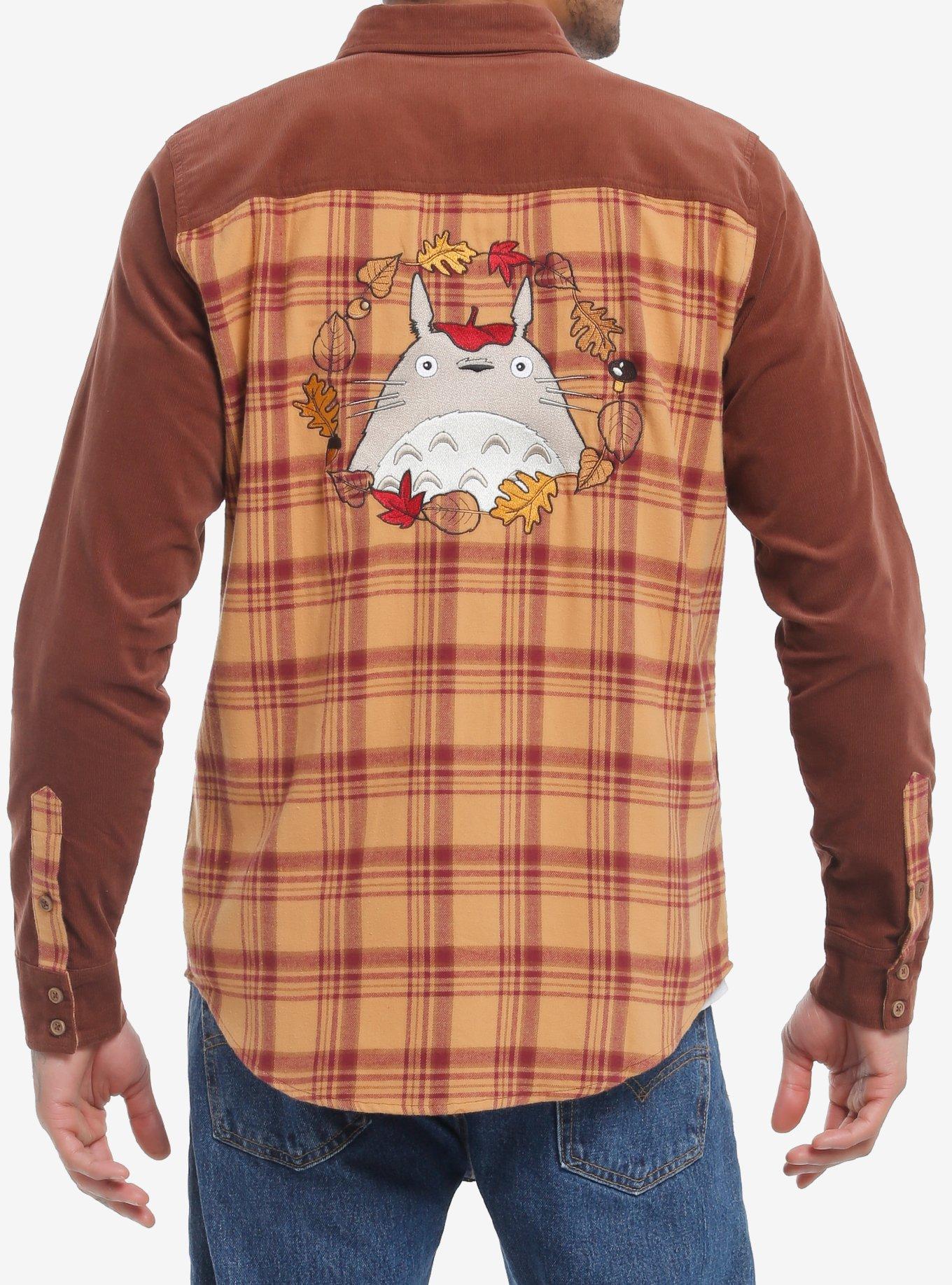 Our Universe Studio Ghibli My Neighbor Totoro Corduroy Split Woven Button-Up, MULTI, alternate