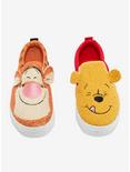 Disney Winnie The Pooh Fuzzy Tigger & Pooh Slip-On Sneakers, MULTI, alternate