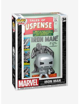 Funko Marvel Pop! Comic Covers Iron Man Vinyl Collectible, , hi-res