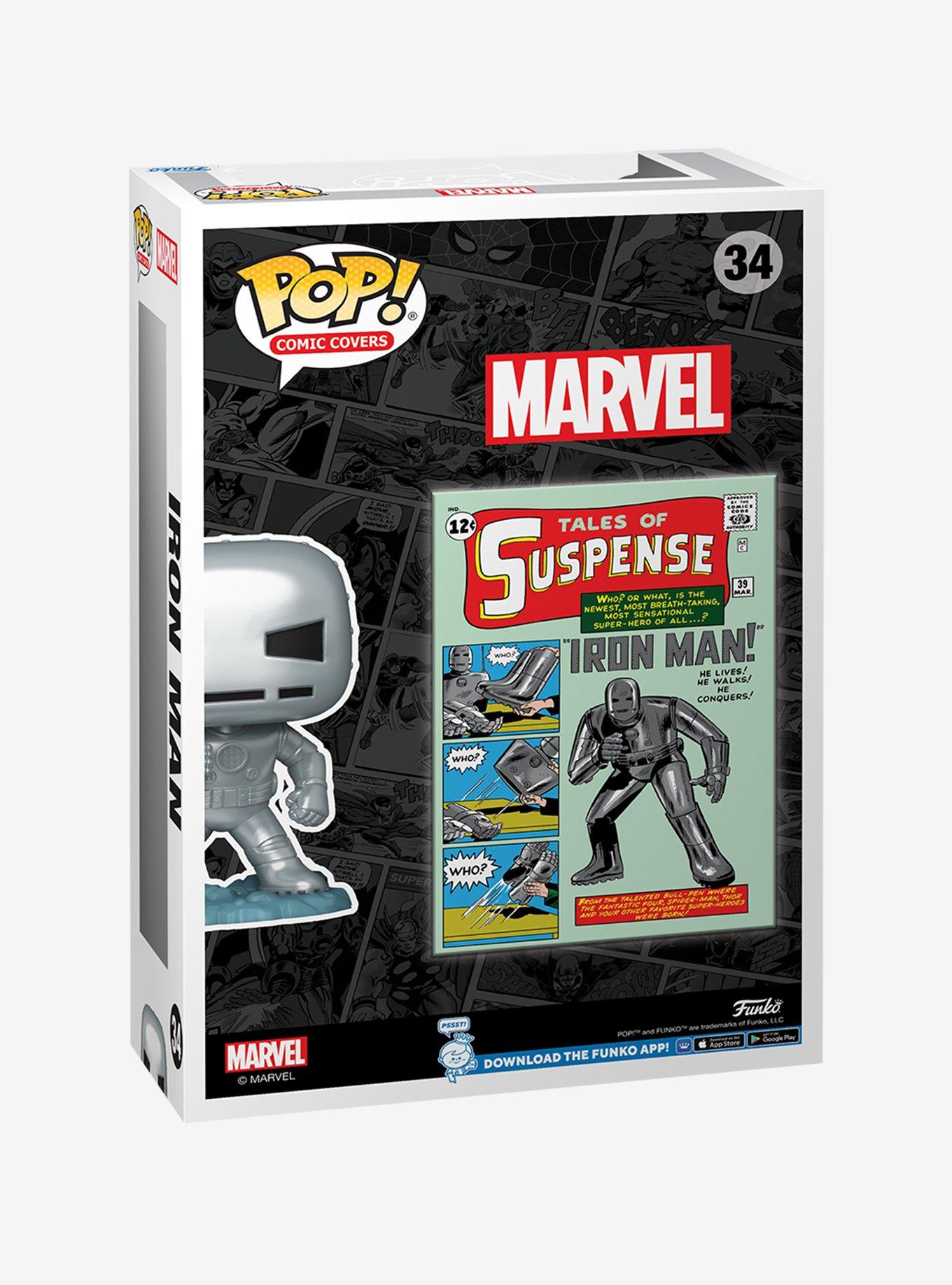 Funko Marvel Pop! Comic Covers Iron Man Vinyl Collectible, , alternate