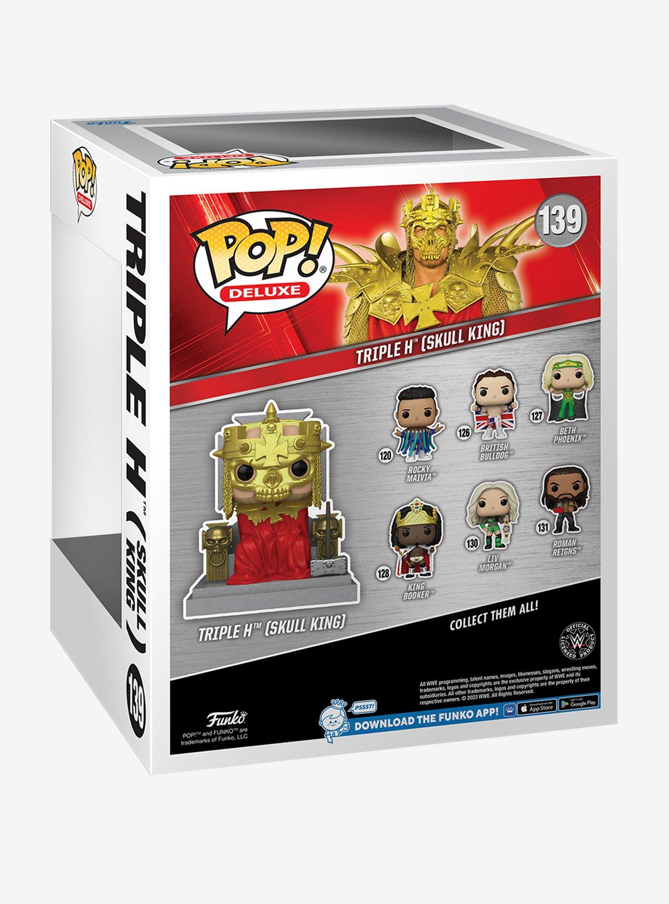 Funko WWE Pop! Deluxe Triple H (Skull King) Vinyl Figure, , alternate