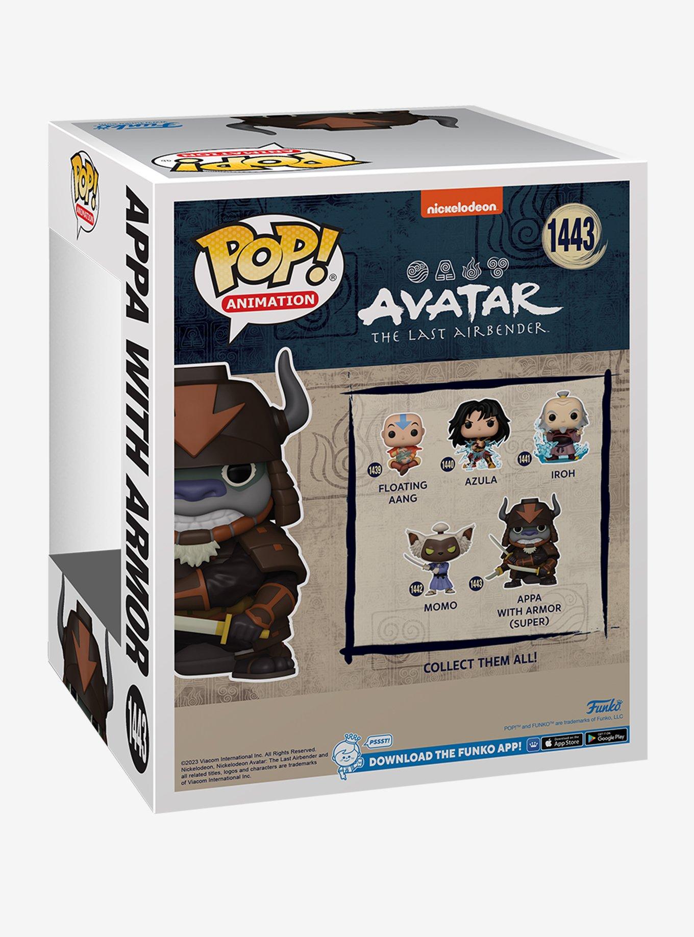 Funko Avatar: The Last Airbender Pop! Animation Appa With Armor Vinyl Figure, , alternate