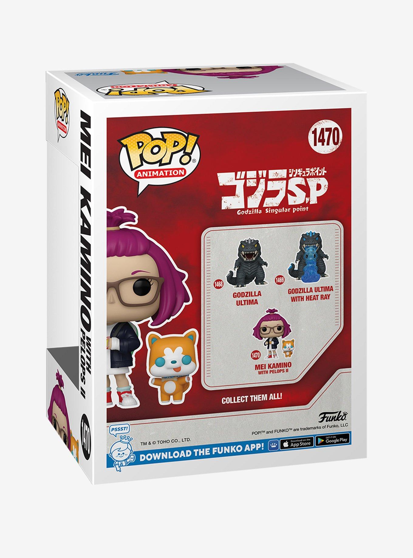 Funko Godzilla Singular Point Pop! Animation Mei Kamino With Pelops II Vinyl Figure Set, , alternate
