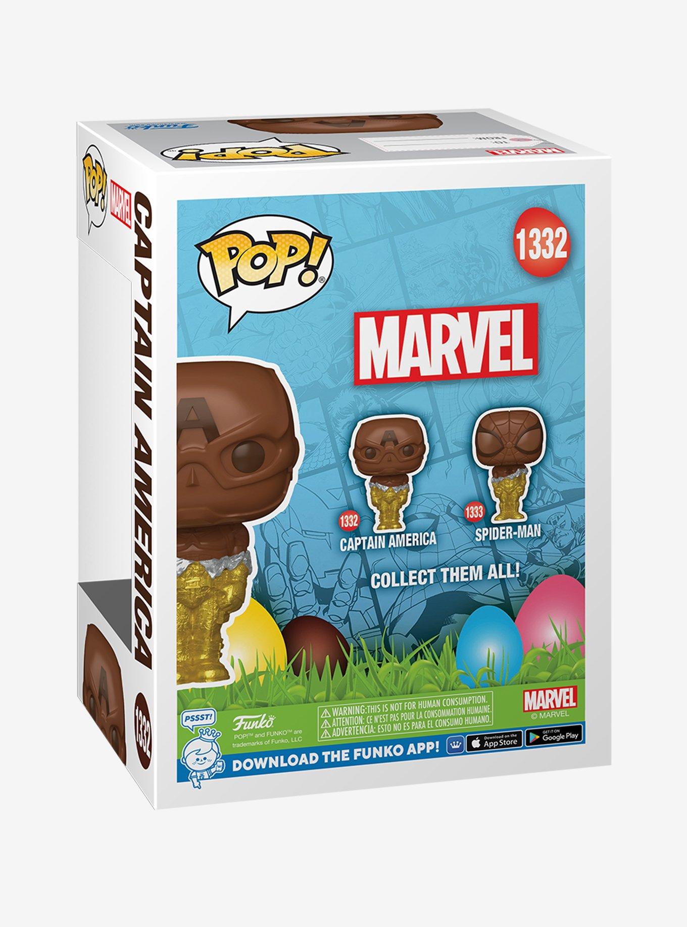 Funko Marvel Pop! Captain America (Chocolate) Vinyl Bobble-Head Figure, , alternate