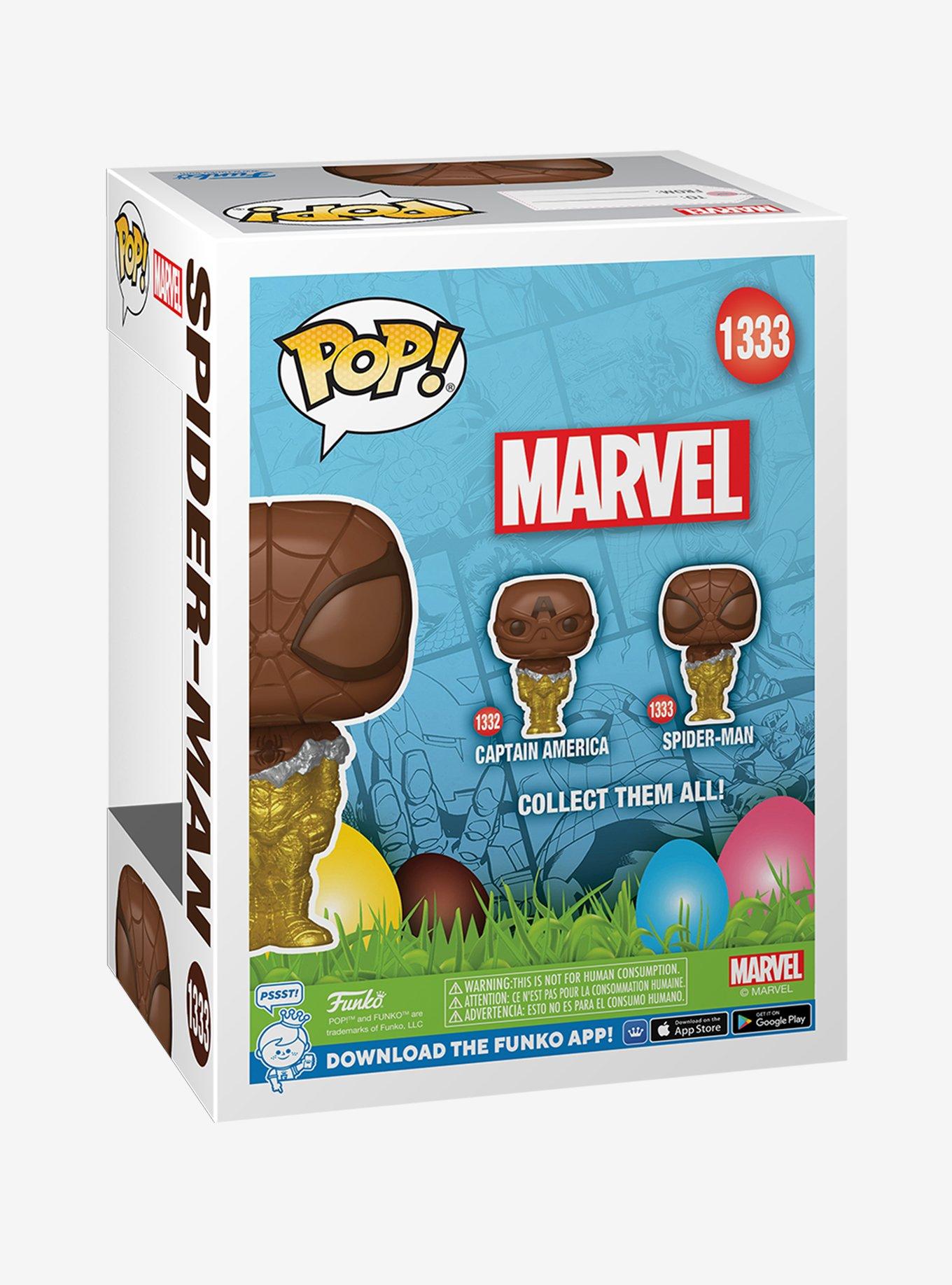 Funko Marvel Pop! Spider-Man (Chocolate) Vinyl Bobble-Head Figure, , alternate