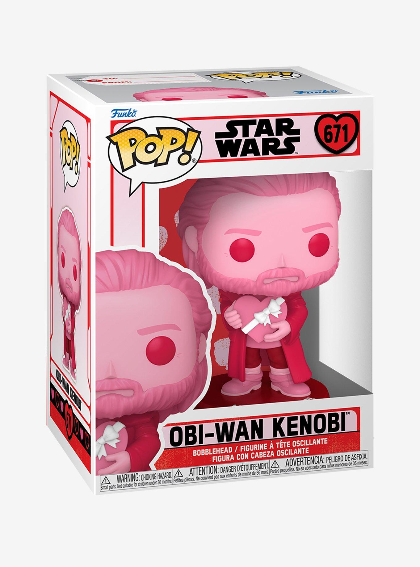 Funko Star Wars Pop! Obi-Wan Kenobi (Valentine) Vinyl Bobble-Head Figure, , alternate