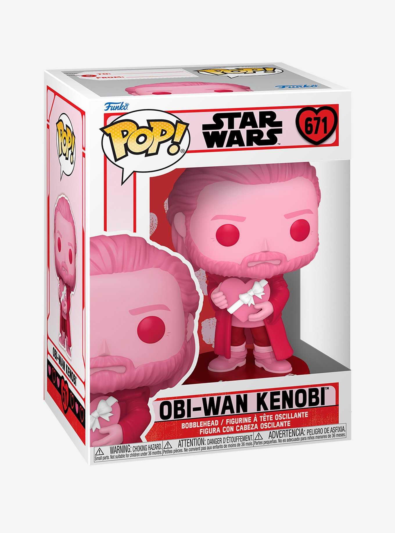 Funko Star Wars Pop! Obi-Wan Kenobi (Valentine) Vinyl Bobble-Head Figure, , hi-res