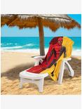 Marvel Spider-Man Red Gold Rip Beach Towel, , alternate