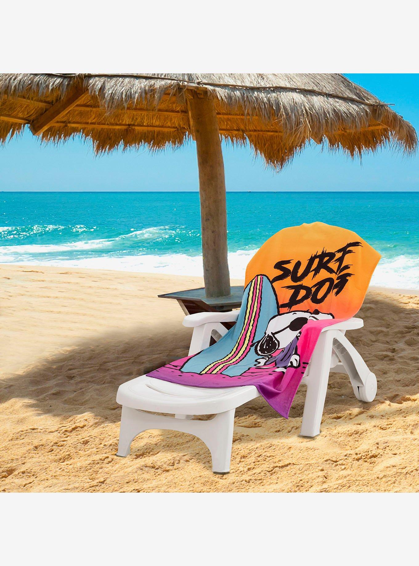 Peanuts Surf Dog Beach Towel, , alternate