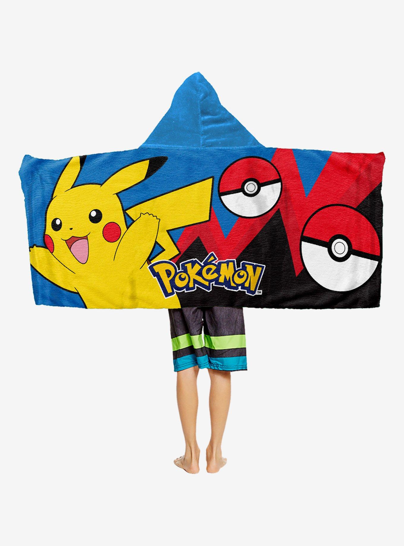 Pokemon Bounce And Bolt Hooded Youth Beach Towel, , hi-res