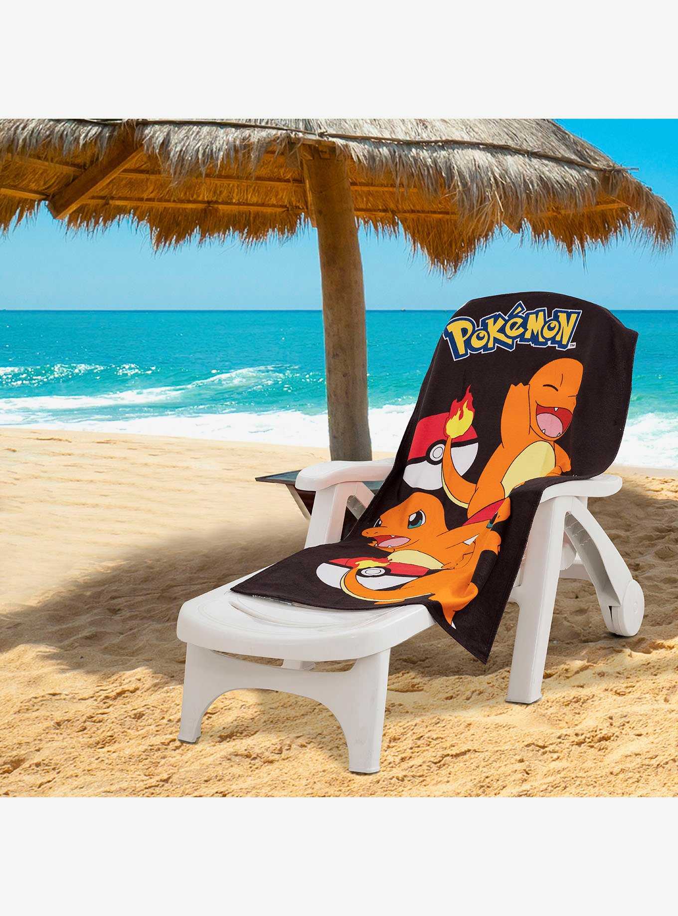 Pokemon Hot Char Beach Towel, , hi-res