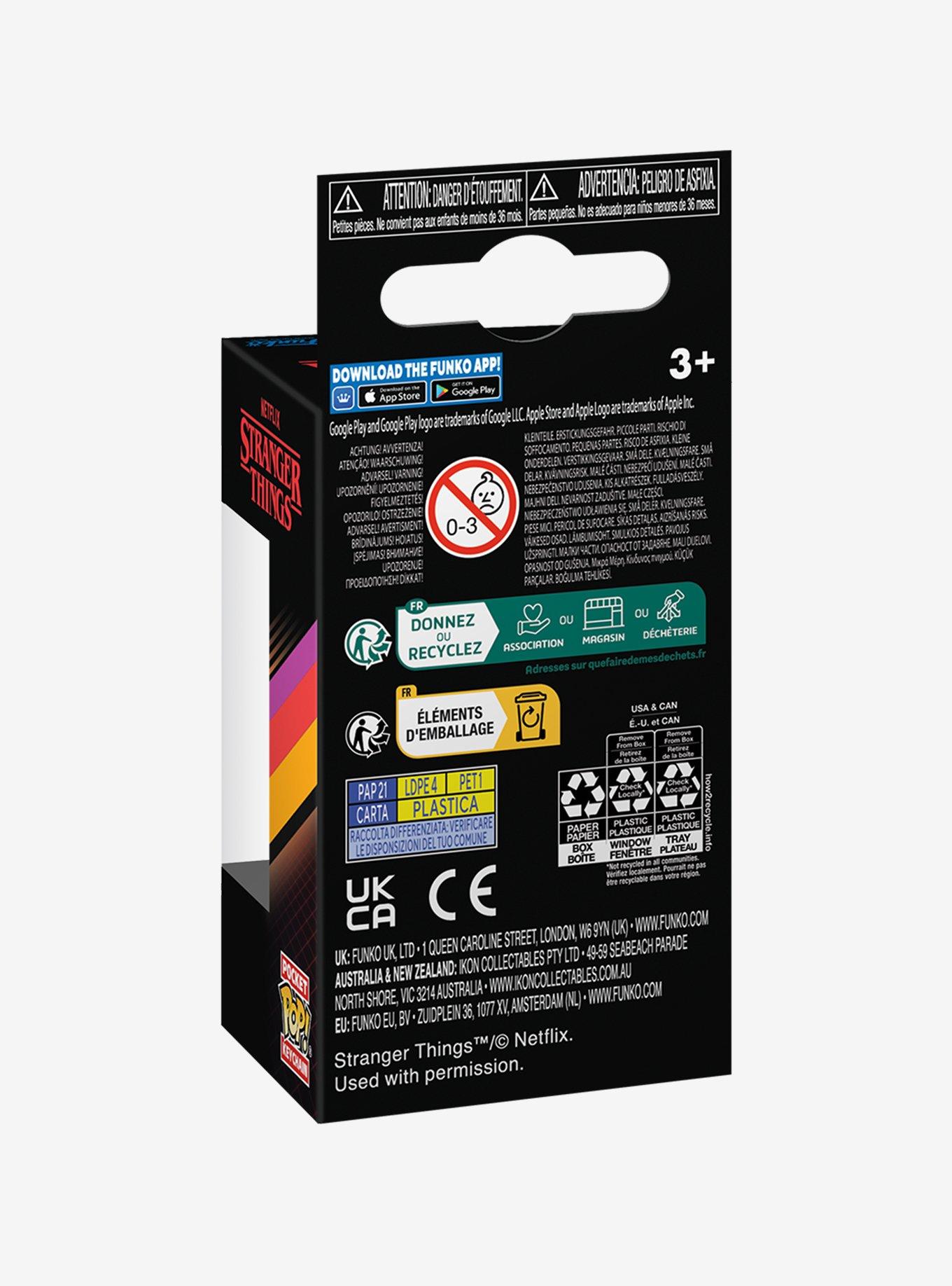 Funko Stranger Things Pocket Pop! Eddie Key Chain Hot Topic Exclusive