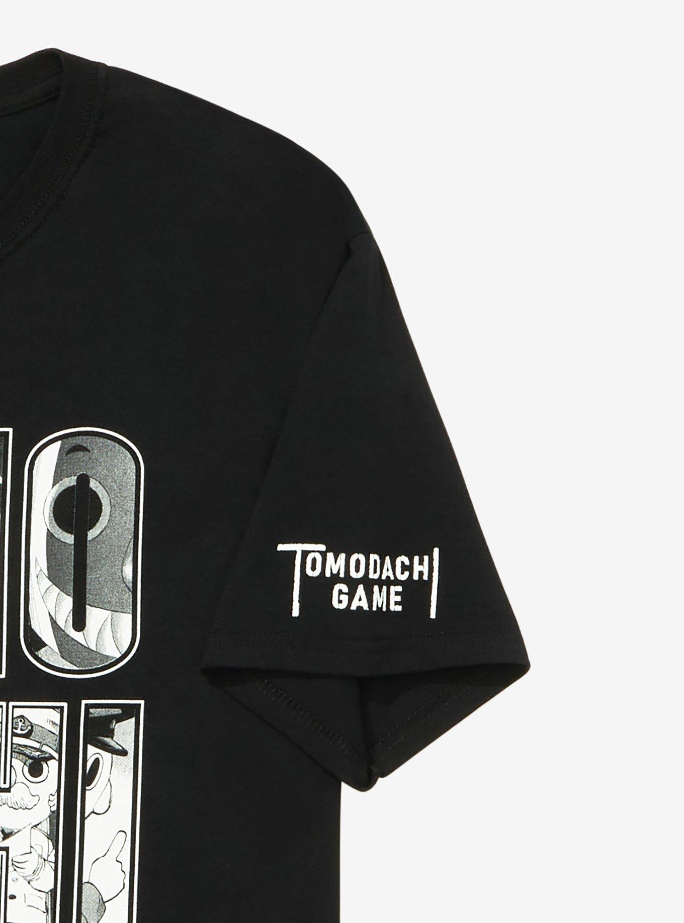 Tomodachi Game Characters T-Shirt, BLACK, alternate