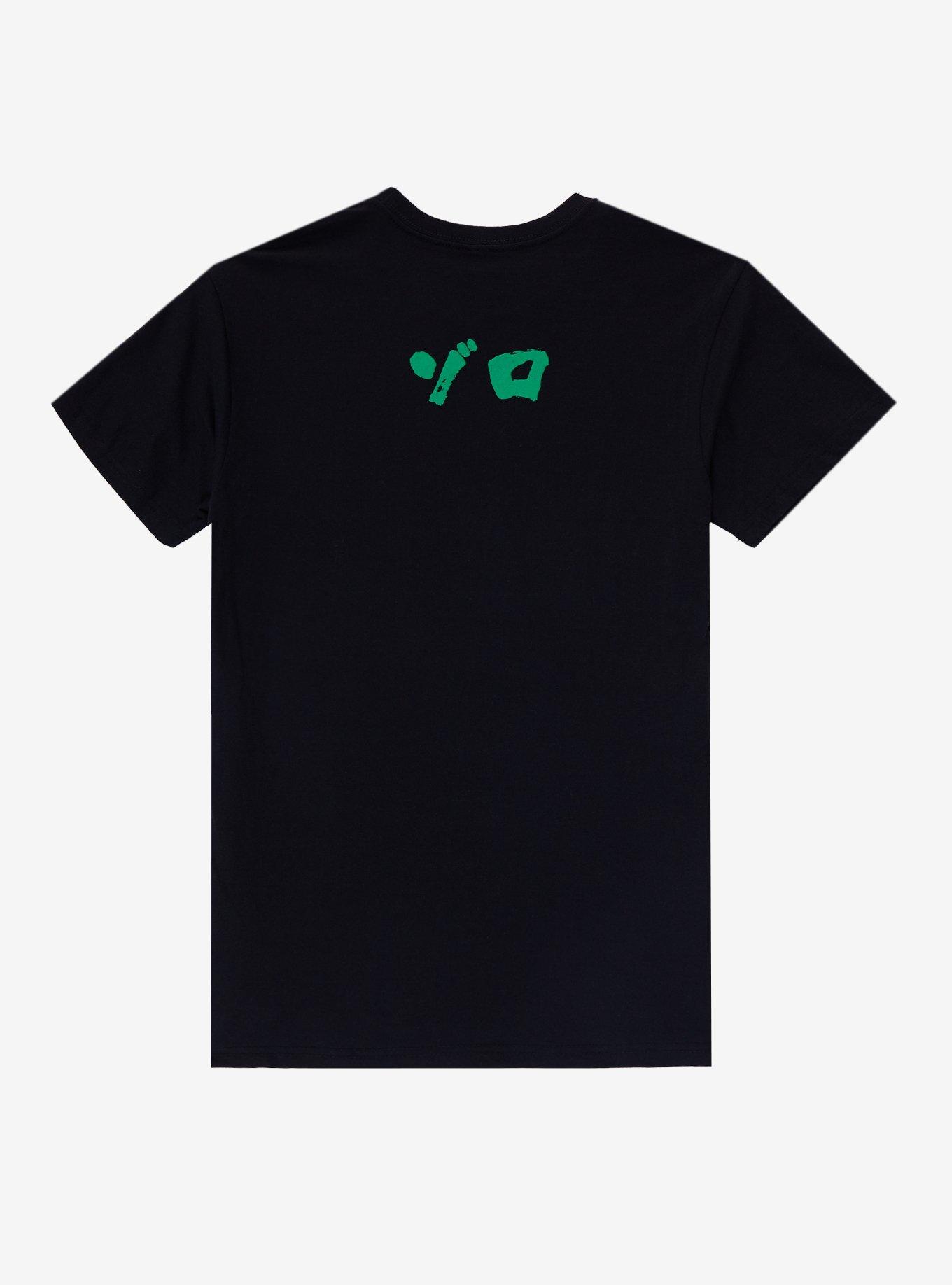 One Piece Zoro Tonal Name Double-Sided T-Shirt, BLACK, alternate