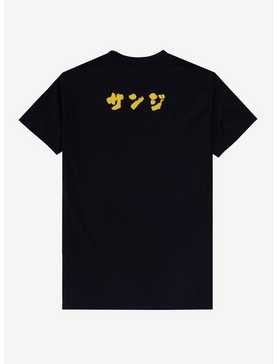 One Piece Sanji Tonal Name Double-Sided T-Shirt, , hi-res