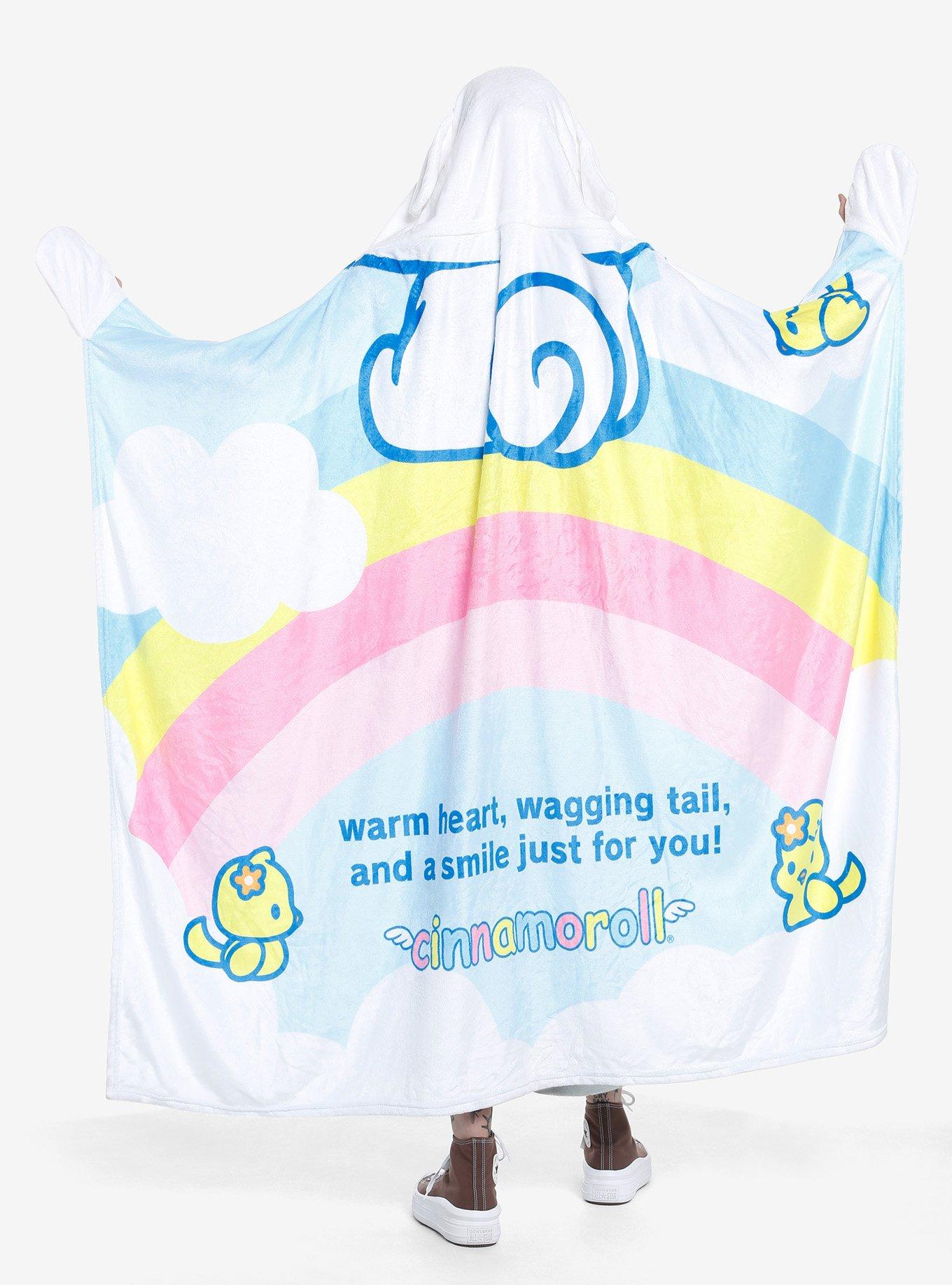 Cinnamoroll Hooded Throw Blanket, , alternate
