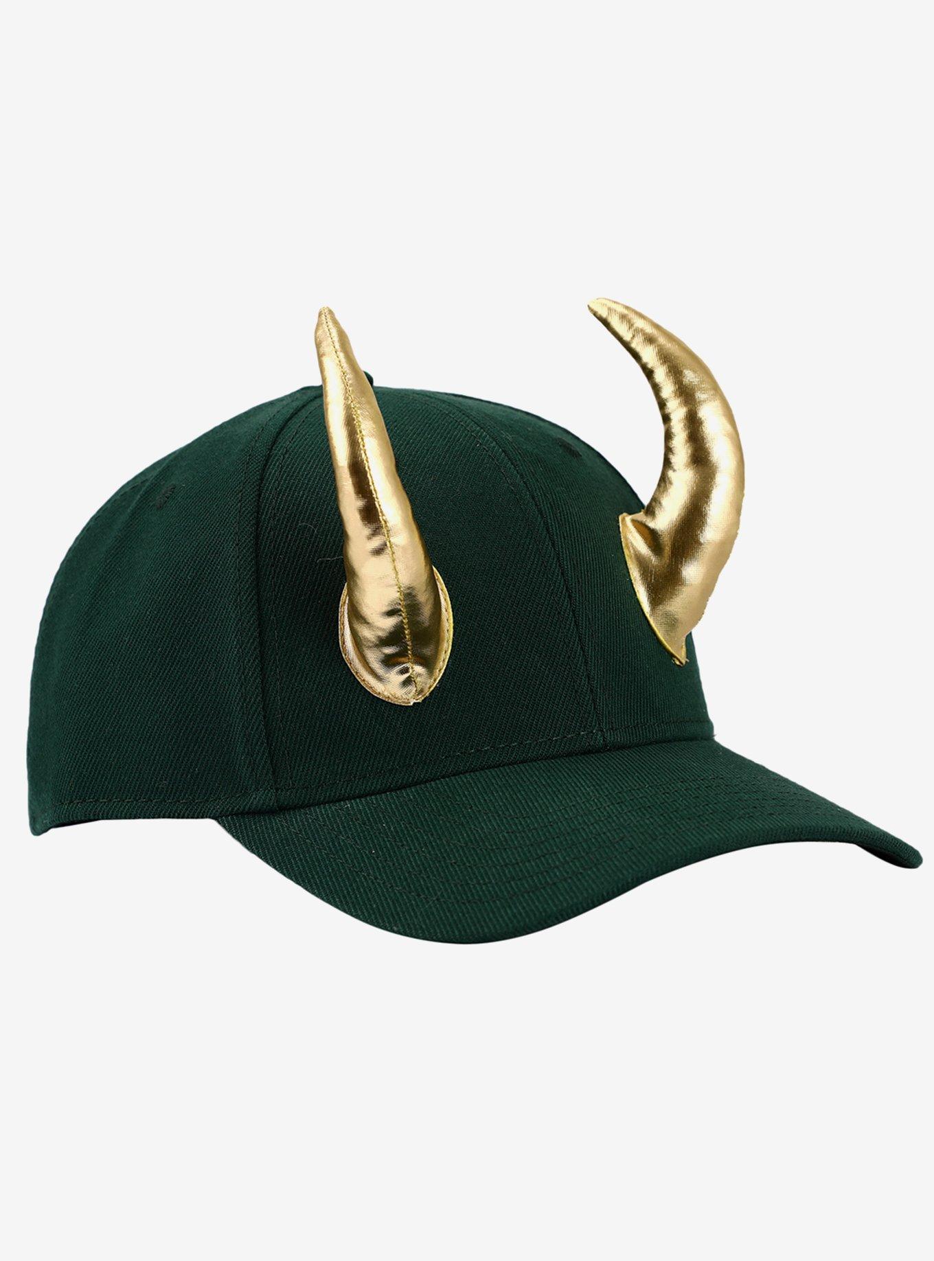 Marvel Loki 3D Horns Dad Cap, , alternate
