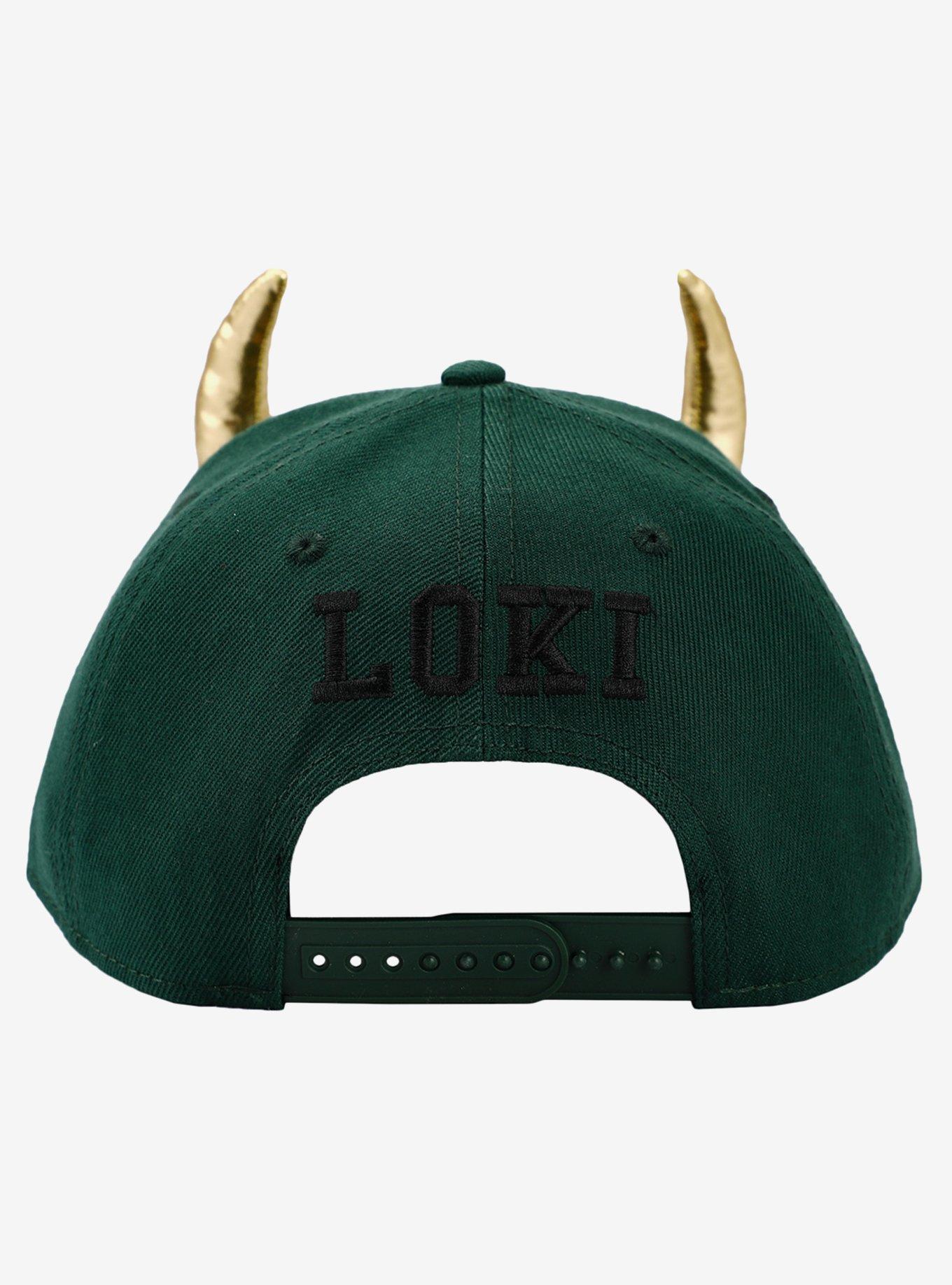Marvel Loki 3D Horns Dad Cap, , alternate