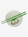 Keroppi Ramen Bowl With Chopsticks, , alternate