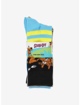 Scooby-Doo! Scooby & The Gang Crew Socks 5 Pair, , hi-res