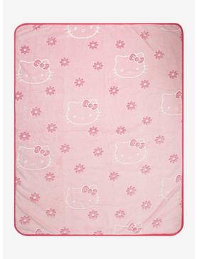 Hello Kitty Tonal Icons Throw Blanket Gift Box, , hi-res