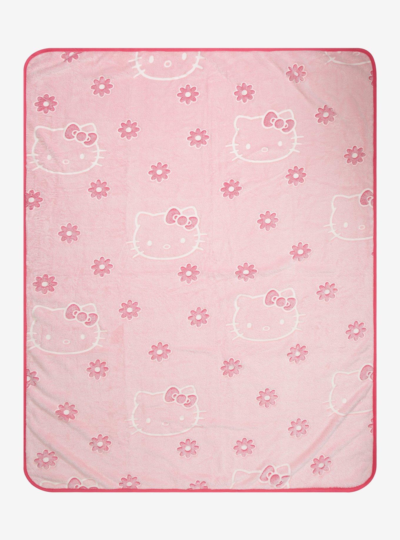 Hello Kitty Tonal Icons Throw Blanket Gift Box, , alternate