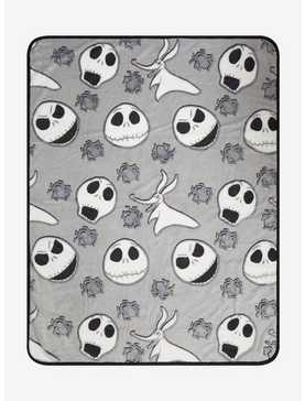 The Nightmare Before Christmas Tonal Icons Throw Blanket Gift Box, , hi-res