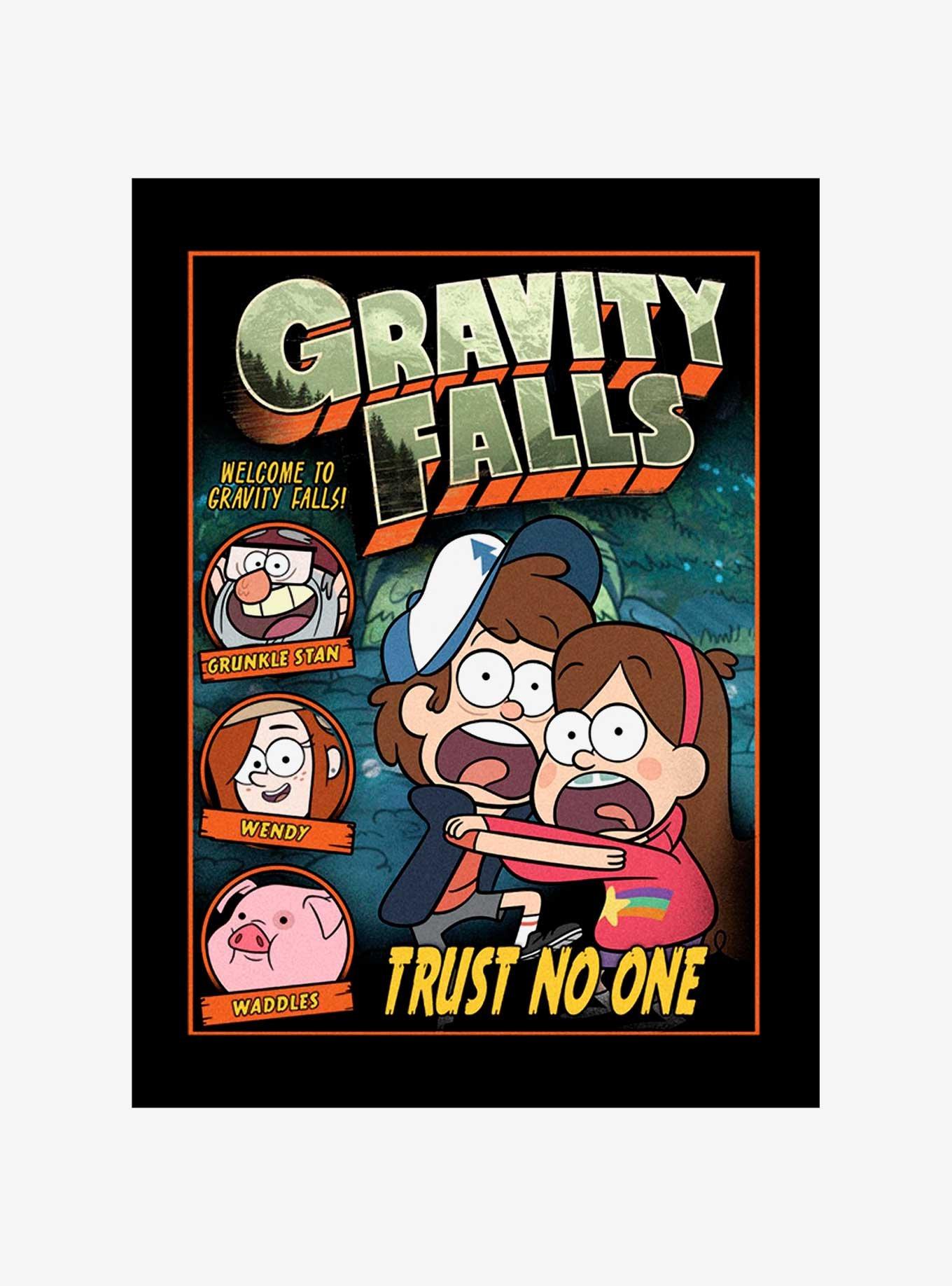 Disney Gravity Falls Trust No One Comic Cover T-Shirt, , hi-res