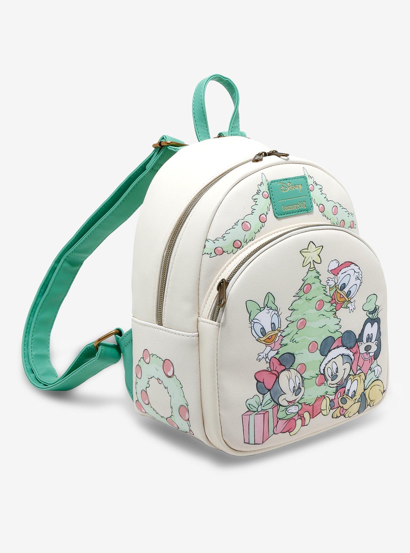 ☆Disney限定Loungefly Baby SixクリスマスミニBackpack☆ Loungefly Disney Big Hero 6 Baymax Holiday Plaid Light-Up