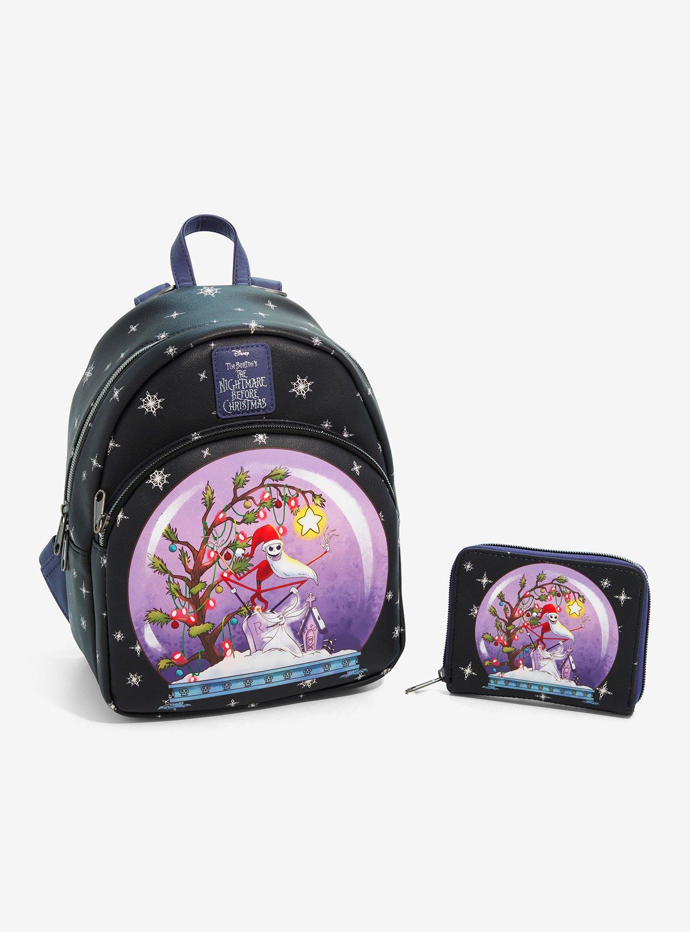 Loungefly The Nightmare Before Christmas Jack Snow Globe Mini Backpack, , alternate