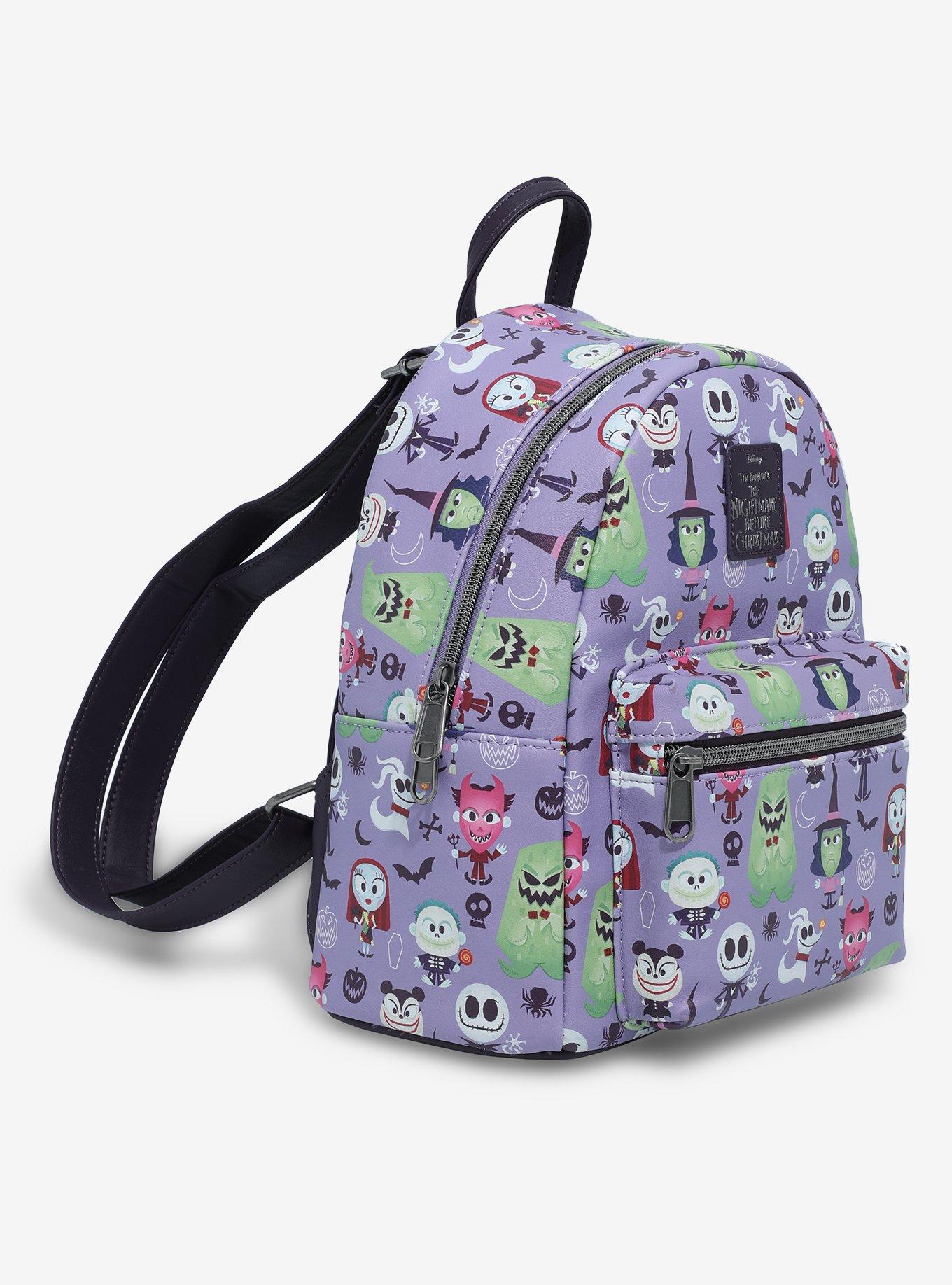 Loungefly The Nightmare Before Christmas Chibi Characters Mini Backpack, , alternate