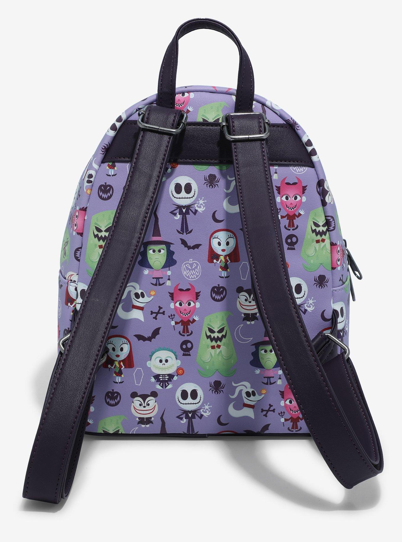 Loungefly The Nightmare Before Christmas Chibi Characters Mini Backpack, , alternate
