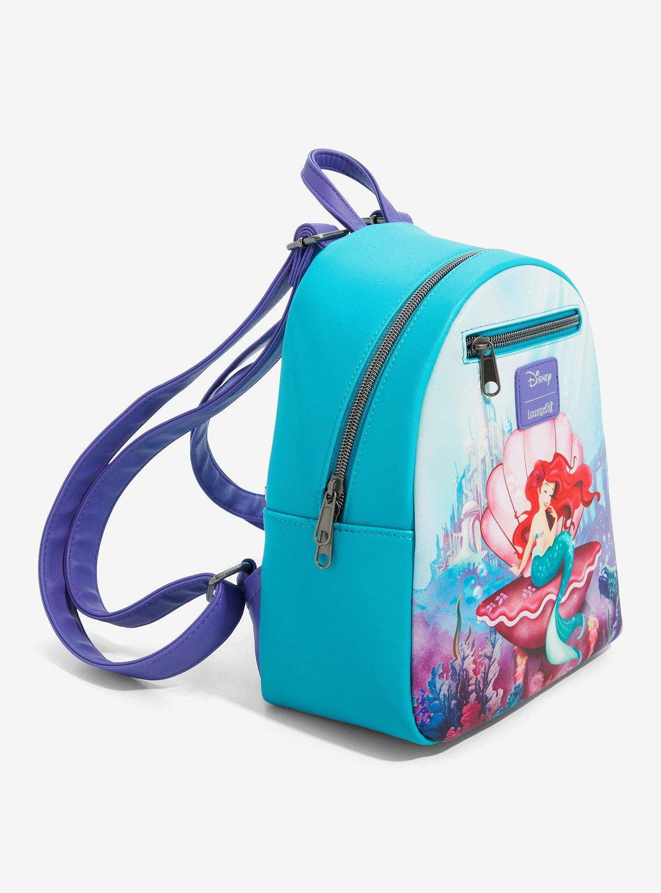 Loungefly Disney Ariel In Shell Mini Backpack, , alternate