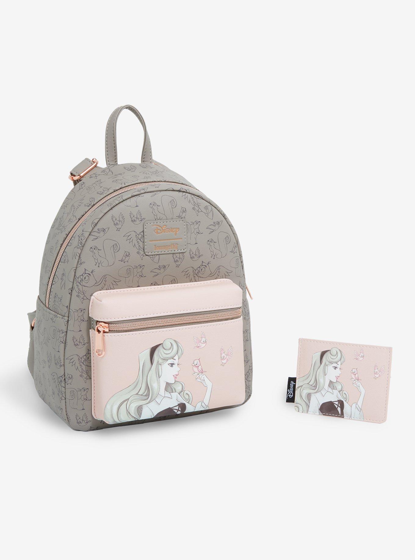 Loungefly Disney Sleeping Beauty Aurora Birds Mini Backpack, , alternate