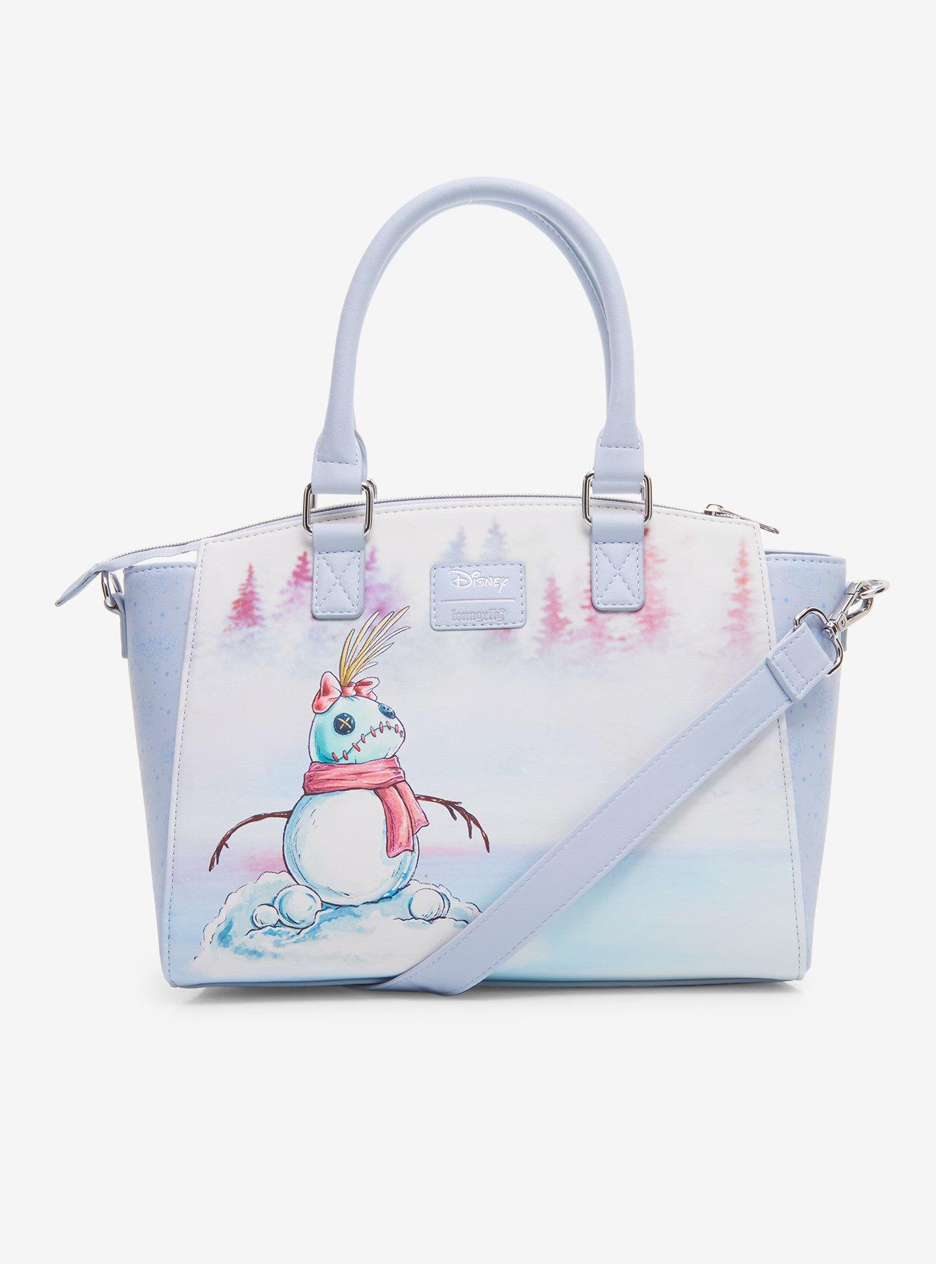 Loungefly Disney Lilo & Stitch Angel & Stitch Ice Skating Satchel Bag, , alternate