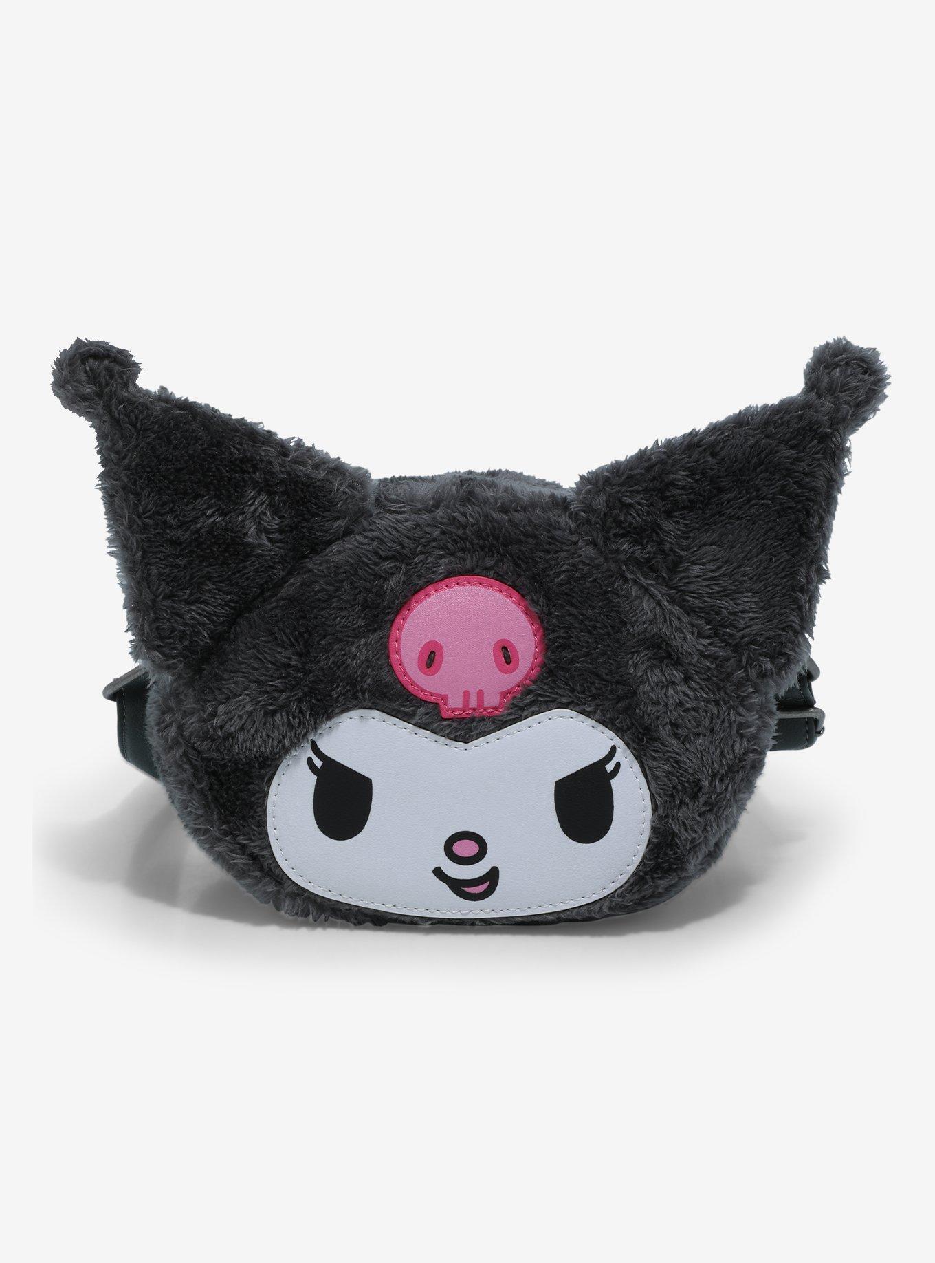 Loungefly Kuromi Figural Plush Crossbody Bag, , alternate