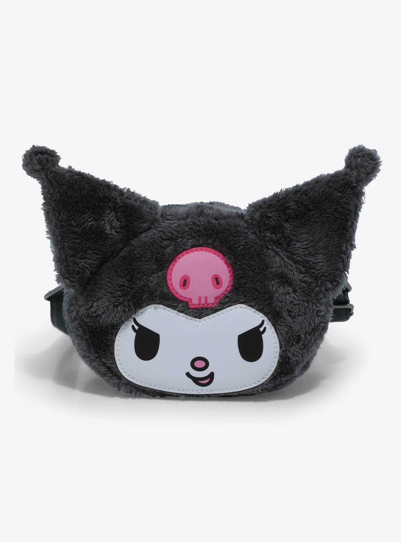 Loungefly Kuromi Figural Plush Crossbody Bag