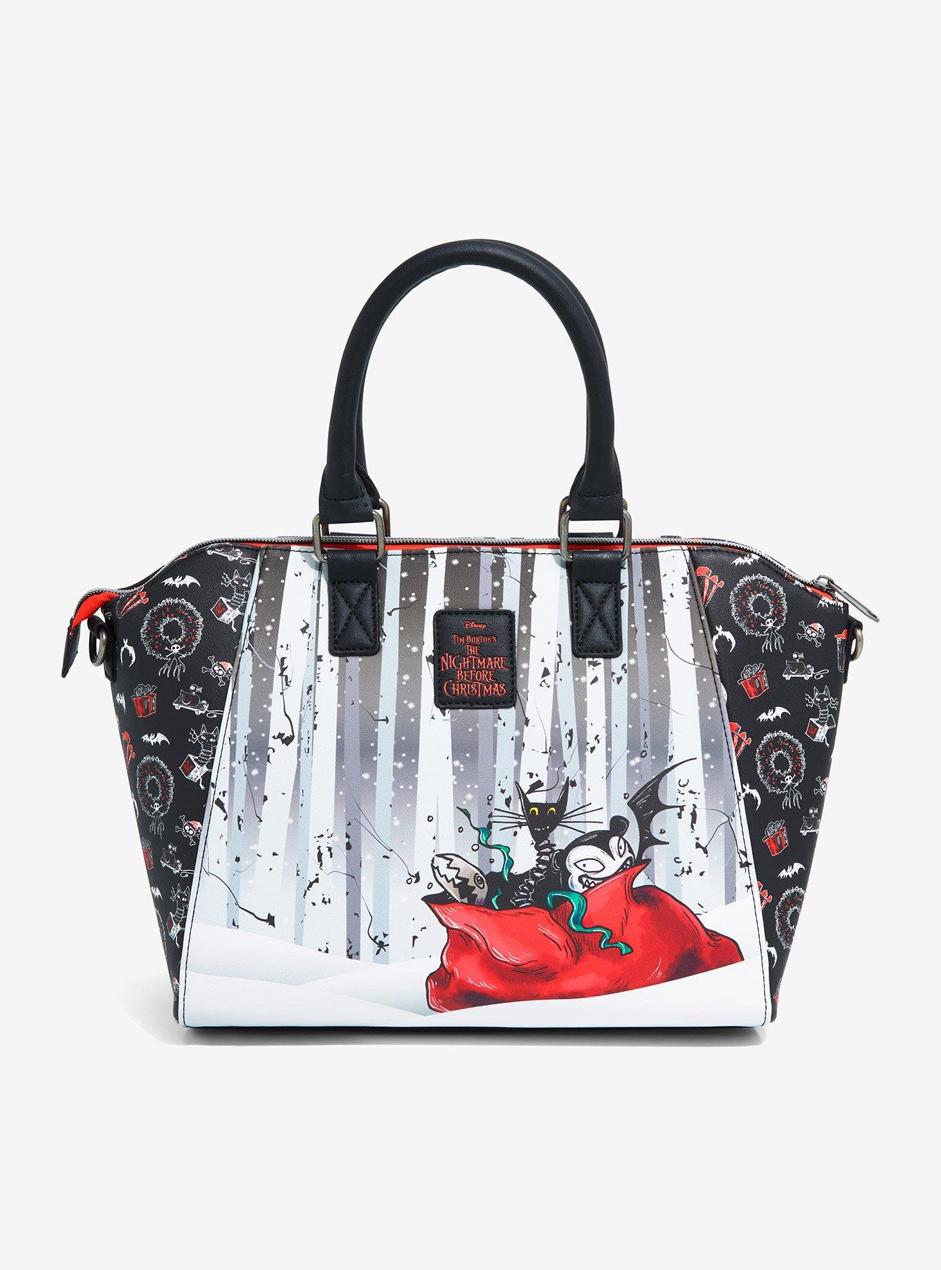 Loungefly The Nightmare Before Christmas Jack & Zero Satchel Bag, , alternate