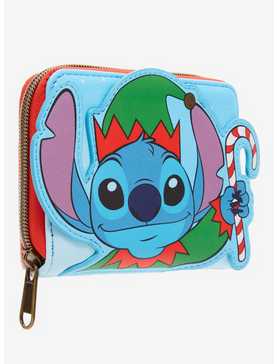 Disney Lilo & Stitch Elf Stitch Mini Zipper Wallet, , hi-res