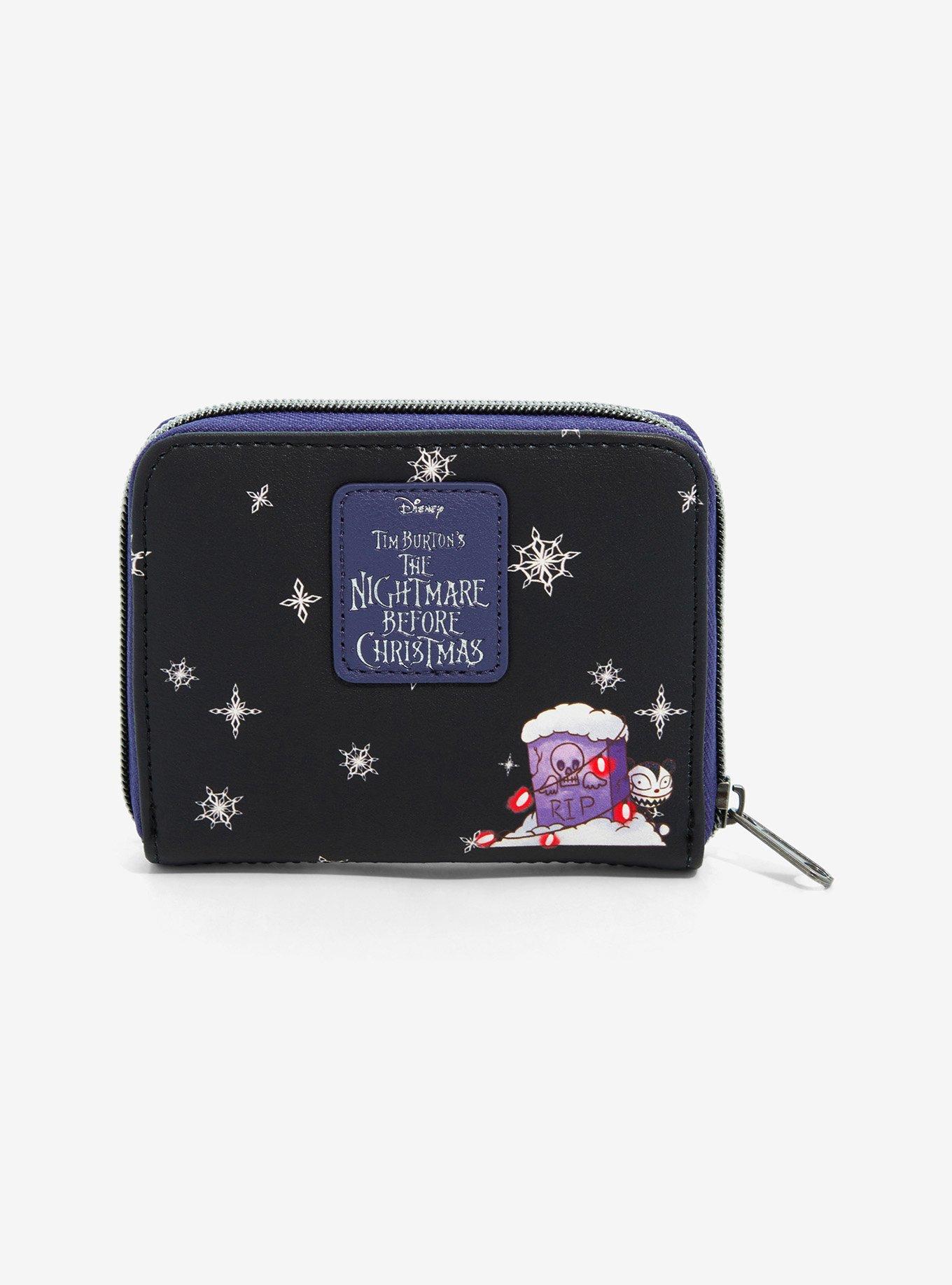 Loungefly The Nightmare Before Christmas Jack Snow Globe Mini Zipper Wallet, , alternate