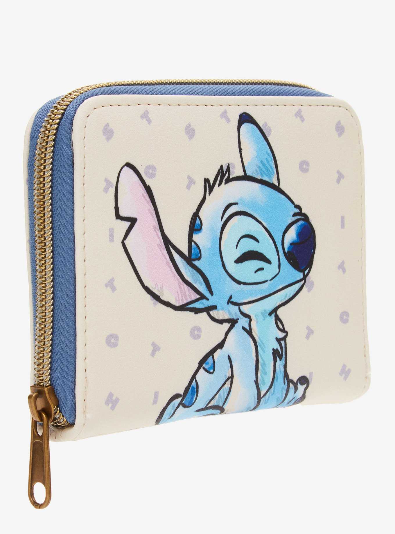 Loungefly Disney Lilo & Stitch Letters Mini Zip Wallet, , hi-res