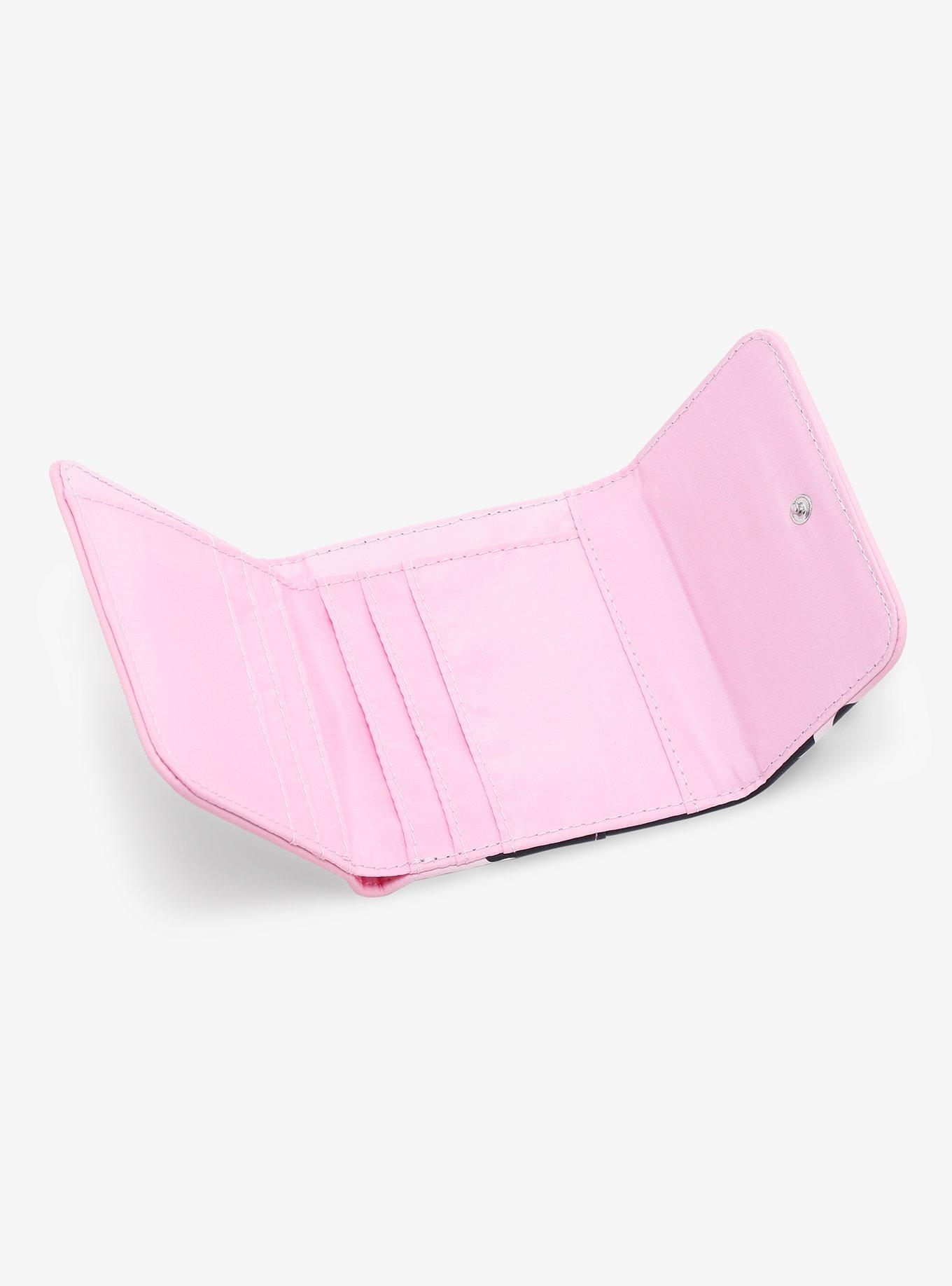 Loungefly My Melody & Kuromi Flame Heart Mini Flap Wallet, , alternate