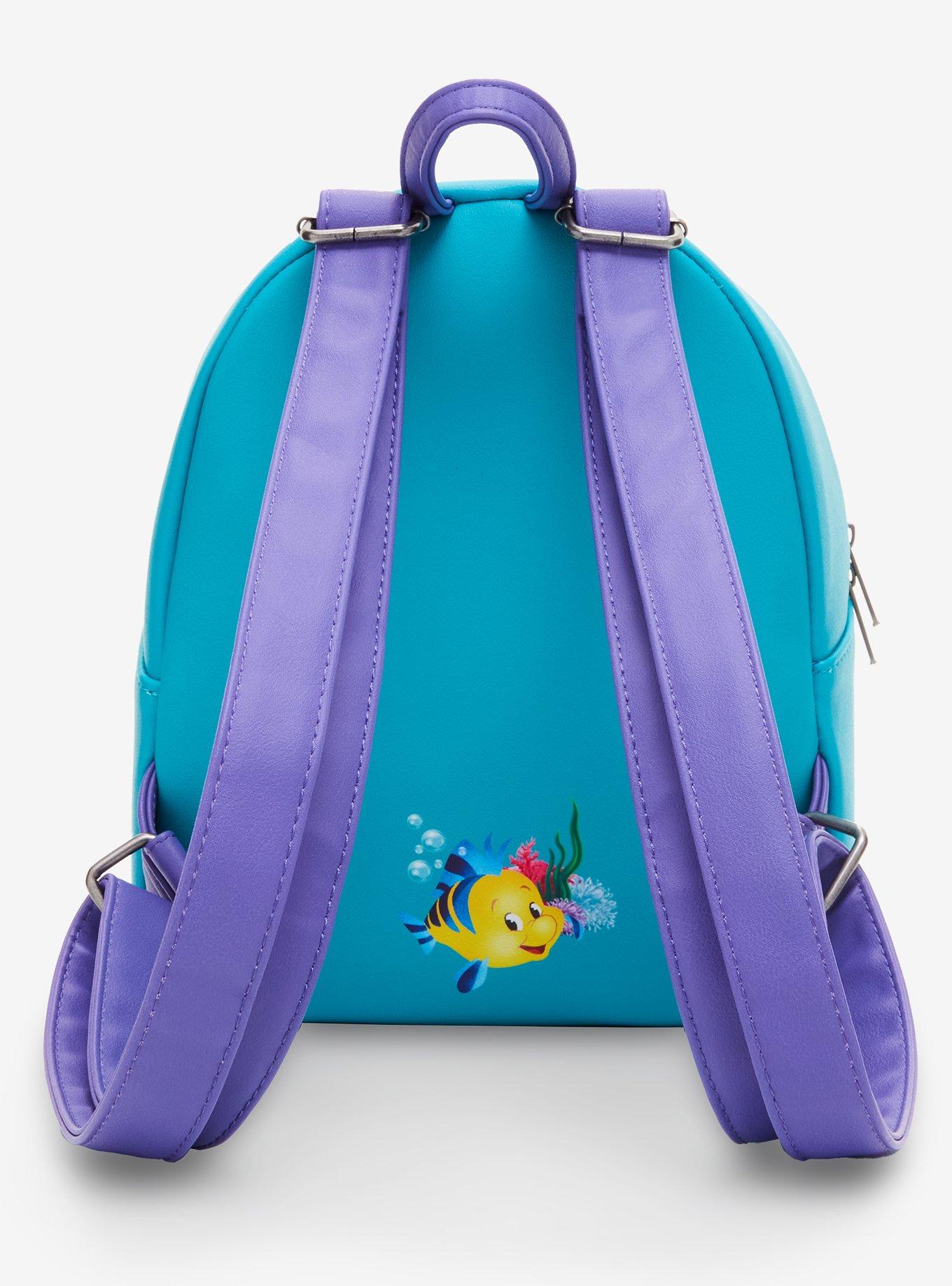 Loungefly Disney The Little Mermaid Ariel Shell Mini Backpack, , alternate