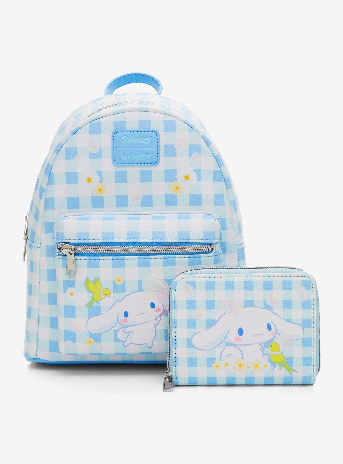 Loungefly Cinnamoroll Daisy Gingham Mini Backpack, , alternate