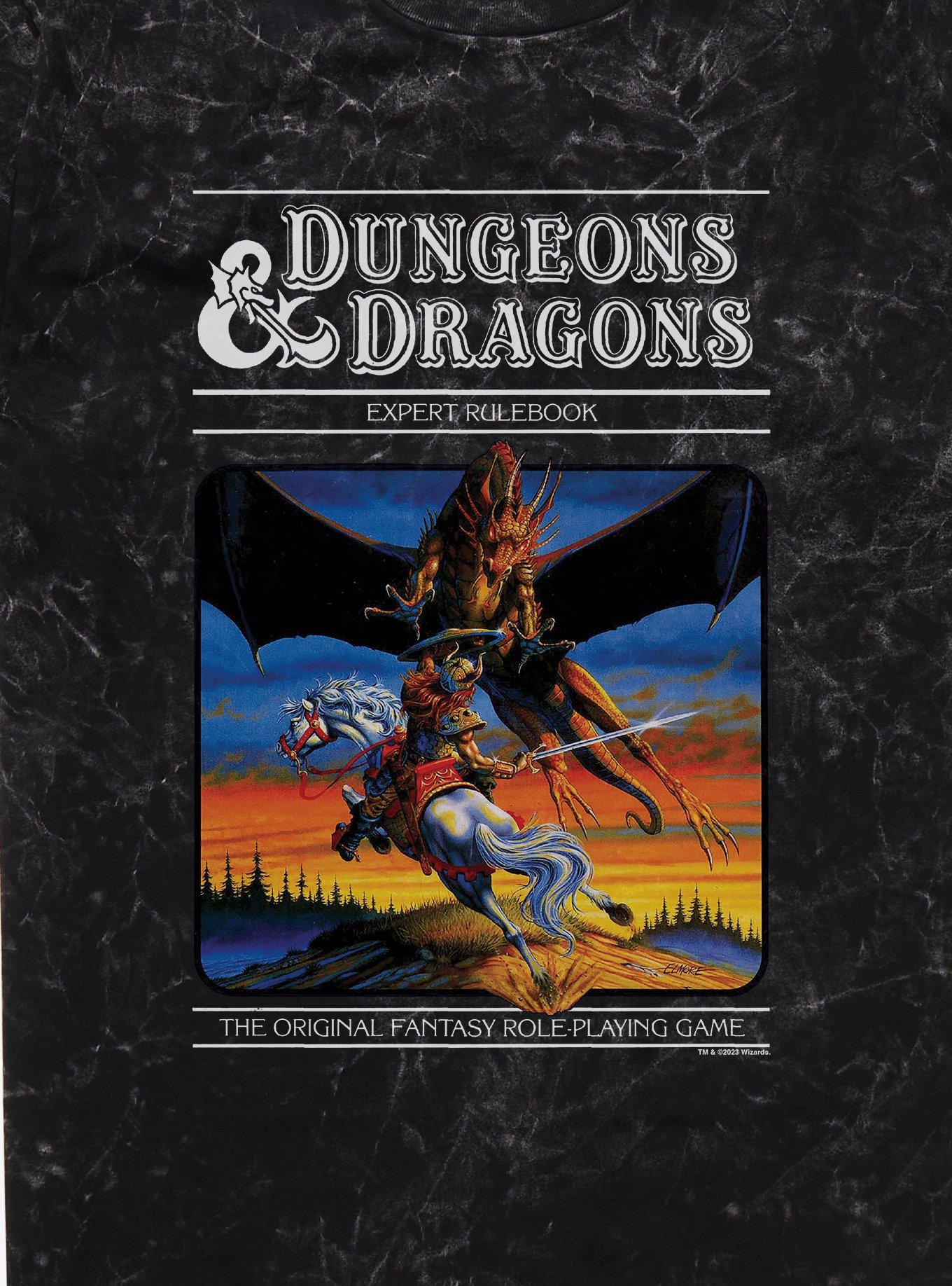 Dungeons & Dragons Vintage Expert Rulebook Mineral Wash T-Shirt